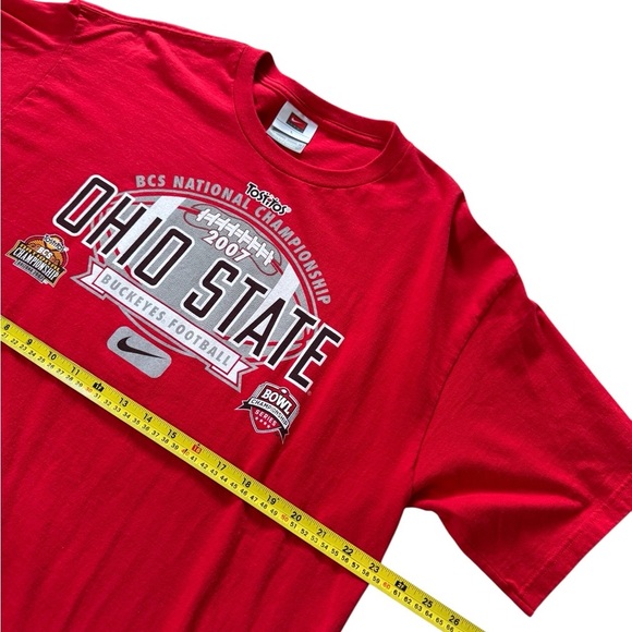 Vintage Team Nike Ohio State Buckeyes Football 2007 T Shirt Men Size Large - Picture 3 of 4